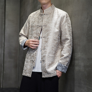 2024秋冬风男装复古中式盘扣唐装汉服夹克外套C229/Y751/P95图片