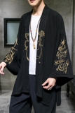 2024夏季刺绣唐装汉服五分袖复古中式风衣大码宽松C229/F501/P65，男装民族服装，电商C229