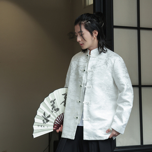 2025秋冬风男装大码中式唐装复古汉服夹克外套C229-Y991-P100图片