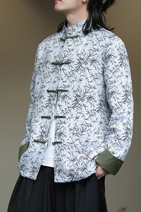 2024春风男装提花唐装盘扣中式汉服夹克外套C229-Y1006-P105图片