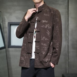 2024秋冬风男装盘扣复古中式唐装汉服夹克外套C229/Y788/P105图片