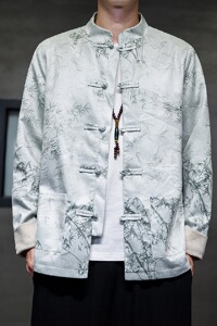 2024春风男装鹿皮绒复古中式唐装汉服夹克外套C229/Y754/P105图片