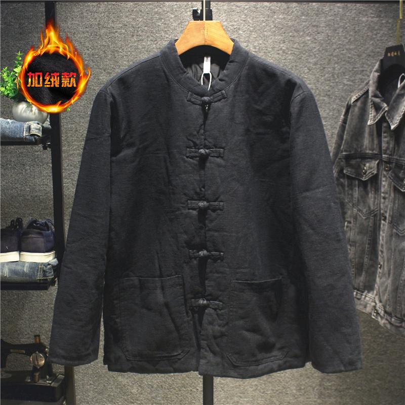 中式唐装棉袄男冬季加厚抗寒