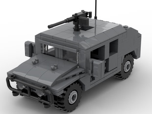 适用拼装 MOC 甲车模型 悍马M1025装 益智积木玩具儿童 149706