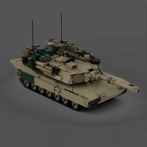 MOC积木军事坦克模型玩具