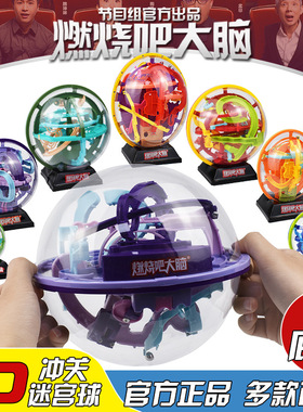 燃烧吧大脑智力球儿童专注意力训练玩具最强大脑立体迷宫球闯关