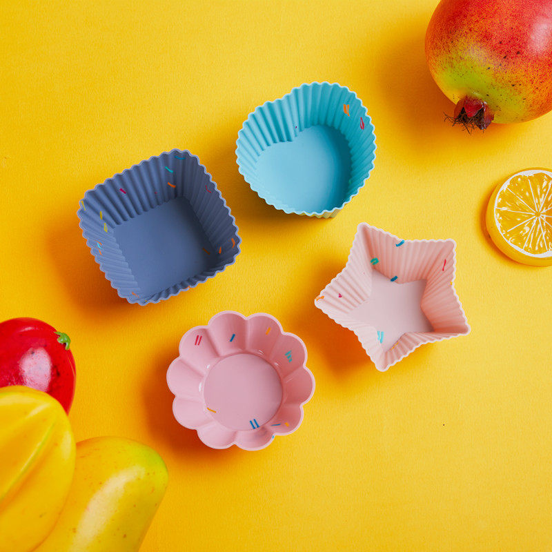 日单耐高温硅胶蛋糕小菜杯花朵星星隔菜杯可微波便当菜杯烤箱杯,厨房/烹饪用具,DIY模具,淘宝优惠券,粉丝福利购,淘宝优惠卷