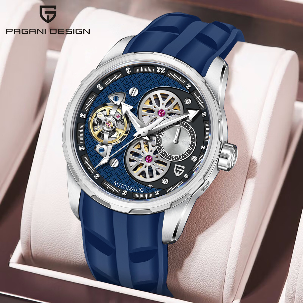 Pagani Design新款全自动机械手表男士陀飞轮多功能防水手表YS022
