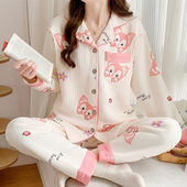 空气棉月子服秋冬季 加厚保暖春秋纯棉产后喂奶产妇哺乳孕妇睡衣女