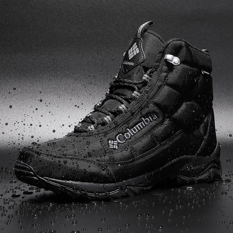 哥伦比亚内里夹棉加绒保暖男鞋