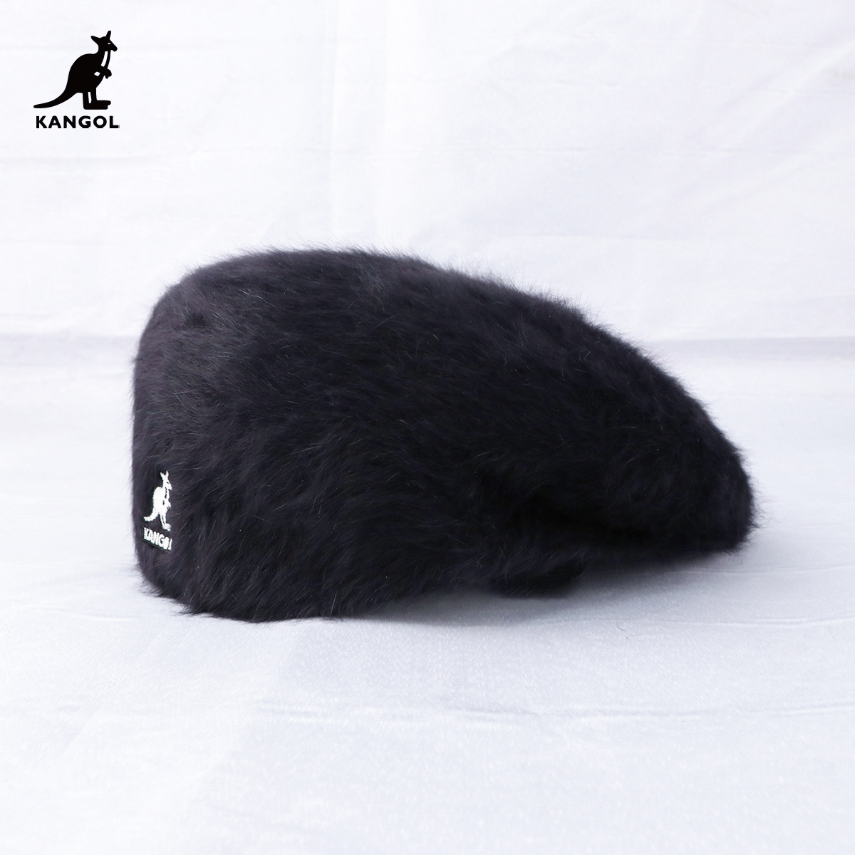 KANGOL袋鼠504刺绣兔毛贝雷帽