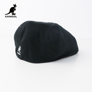 KANGOL袋鼠男女同款黑色贝雷帽