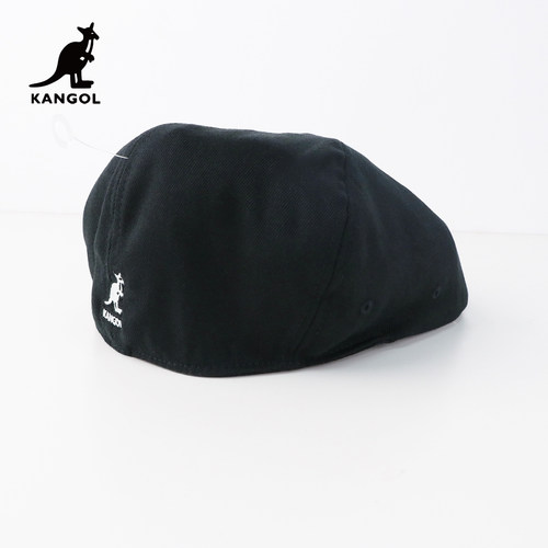 KANGOL袋鼠男女同款黑色贝雷帽