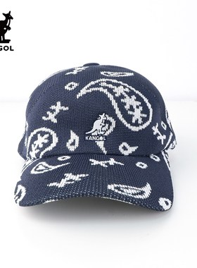 KANGOL袋鼠男女同款可调节腰果花棒球帽鸭舌帽K3550