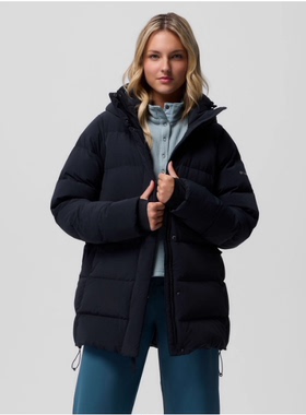 Columbia哥伦比亚羽绒服女户外拒水650蓬保暖中长款羽绒服WR5757