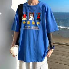 春夏季中國風國粹男士短袖恤恤