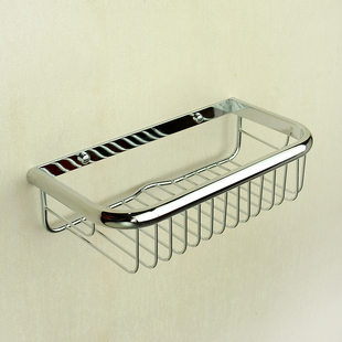 新上市!厚实款全铜浴室置物架卫生间壁挂式厕所收纳架浴室挂件