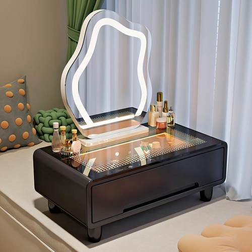 斗柜一体化妆台床头柜一体