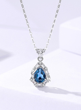 优雅高级情人节礼物纯银项链