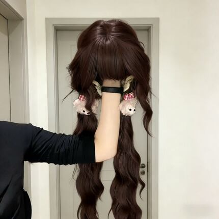 假发女长卷发大波浪自然蓬松Lolita韩式减龄可爱甜美日常全头套式