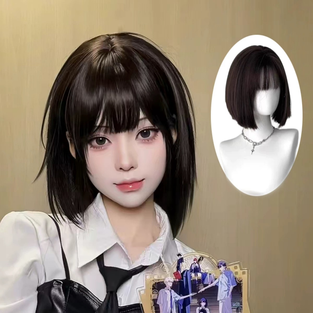 乔苓cos假发女短直发波波头头套