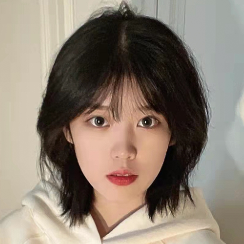 假发女中长发网红空气刘海自然