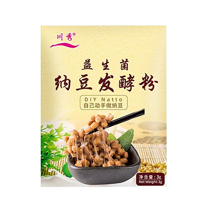 川秀纳豆发酵粉 纳豆激酶发酵剂发酵菌益生菌家用自制豆豉专用