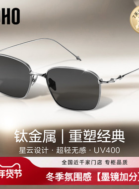 LOHO太阳镜方框星云男女通用钛架