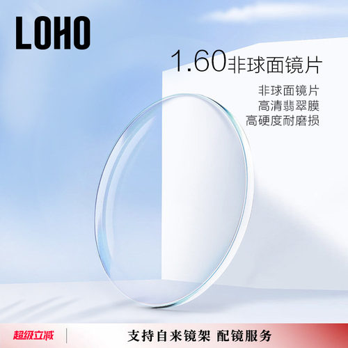 LOHO近视树脂镜片非球面单光