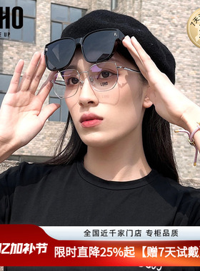 LOHO墨镜可套近视镜偏光男士开车太阳镜防紫外线墨镜女士近视套镜