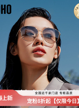 LOHO太阳眼镜女偏光墨镜女高级感女士防紫外线复古金属防晒开车镜