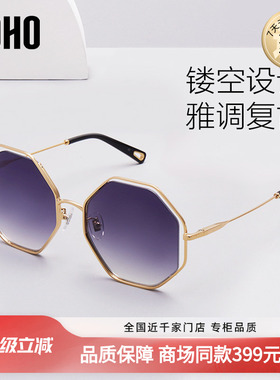 LOHO太阳镜尼龙镜片多边形大框