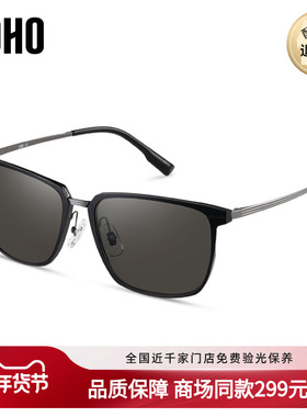 LOHO商场同款太阳镜墨镜GM偏光防紫外线男女方形框LH30606