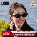 高级开车旅游偏光猫眼镜 LOHO墨镜女太阳镜防晒25新款 新年礼物