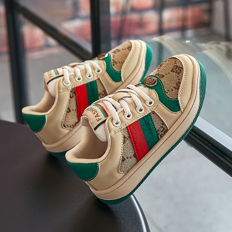 男女童百搭儿童鞋子真皮运动鞋潮