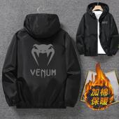 大码 男士 毒蛇外套反光毒液UFC格斗运动潮流休闲夹克春秋冬季 上衣