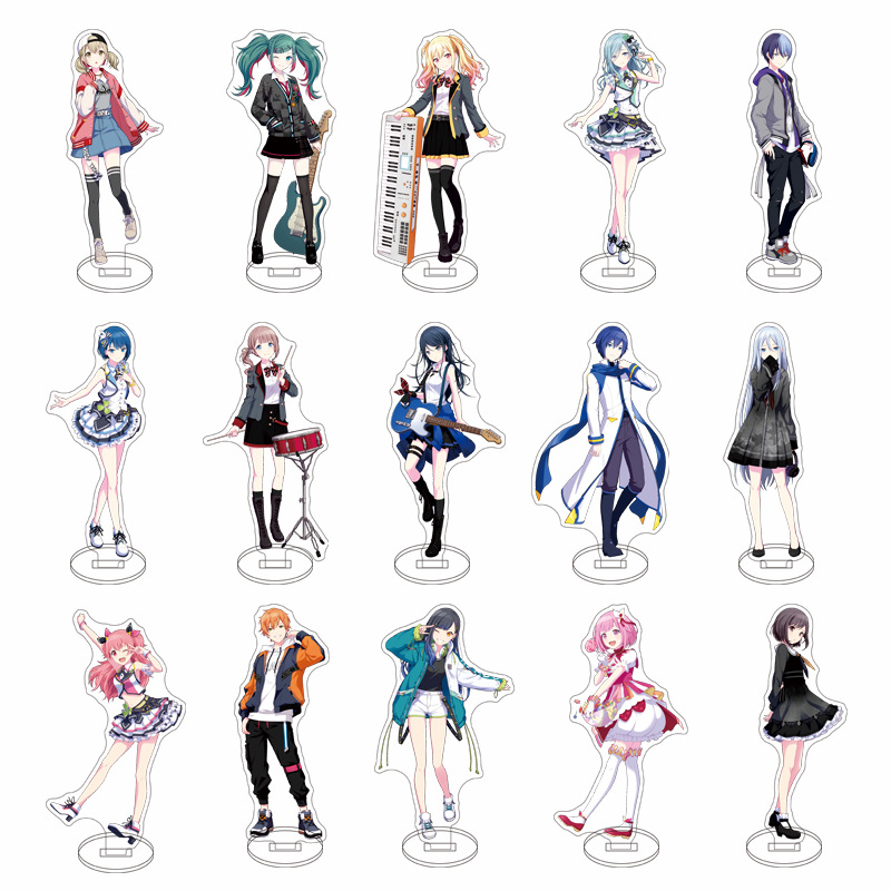 世界计划多彩色舞台ProjectSekai25时白葱朝 初音 亚克力立牌摆件