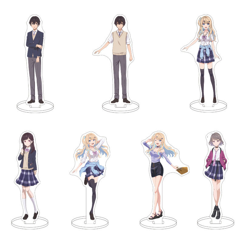 经验丰富的你和经验为零的我交往的故事 位于恋爱光谱 亚克力立牌