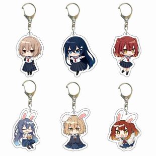 对我垂涎欲滴的 想吃掉我的非人少女动漫周边亚克力钥匙扣挂件