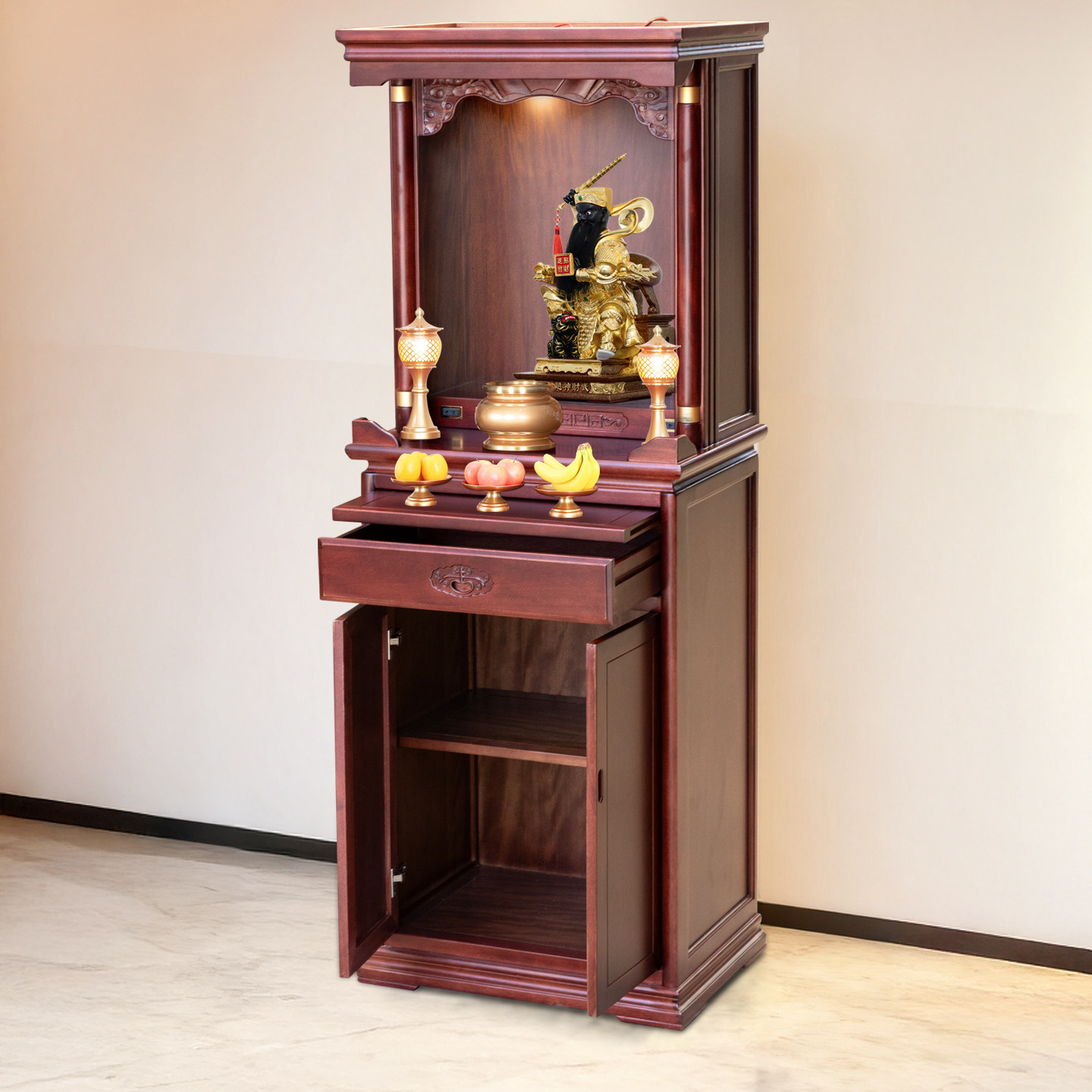 实木佛龛家用供奉观音佛柜佛堂供桌神龛关公佛台新中式财神贡台桌,住宅家具,佛柜/佛龛,淘宝优惠券,粉丝福利购,淘宝优惠卷