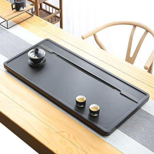 乌金石茶盘家用新款客厅茶具