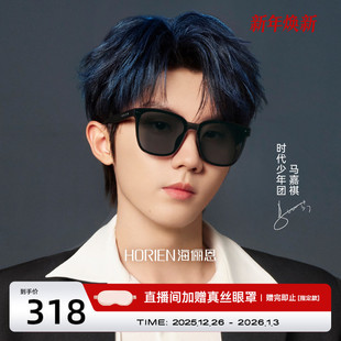 夏N8510 gm大框素颜显瘦太阳镜男女款 海俪恩绒面墨镜明星同款 经典