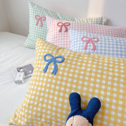 软妹少女心蝴蝶结枕套