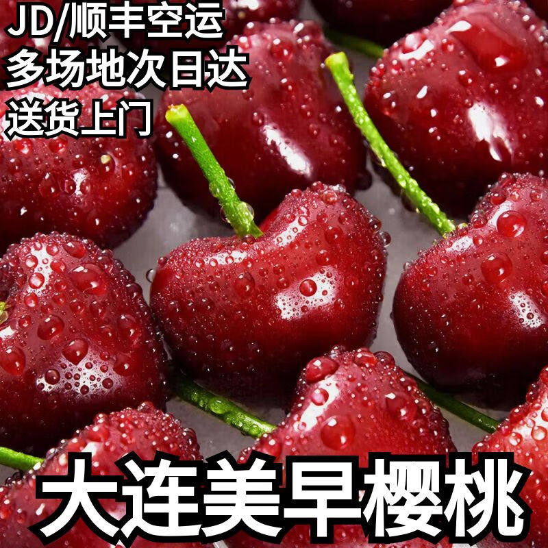 正宗大连美早樱桃车厘子新鲜水果国产车厘子2j3j4j脆甜大樱桃包邮