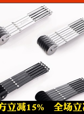 三能5轮7连滚刀切面团分块不沾丹酥皮开酥披萨多轮刀分割器SN4224