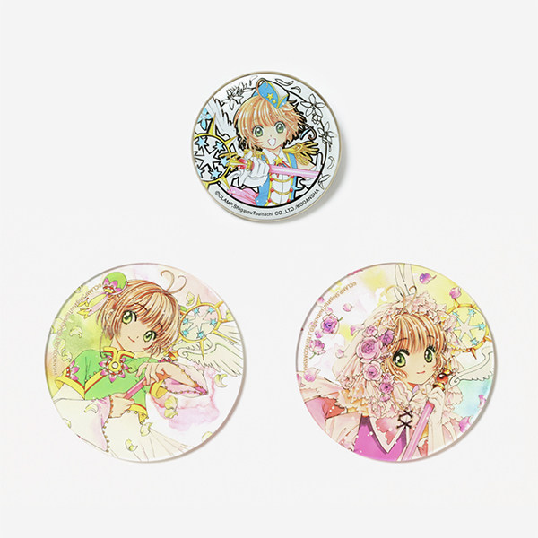 渡鸦阁下 现货 正版 CLAMP 魔卡少女樱 茑屋 杯垫 徽章吧唧