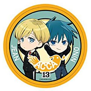 渡鸦阁下 现货 日版 ACCA13区监察课 橡胶杯垫 吉恩尼诺
