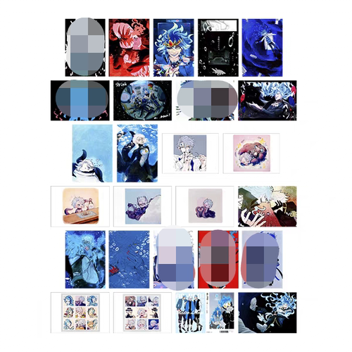 渡鸦阁下现货日版 迪士尼扭曲仙境 同人明信片相卡31张 IDIA AZUL