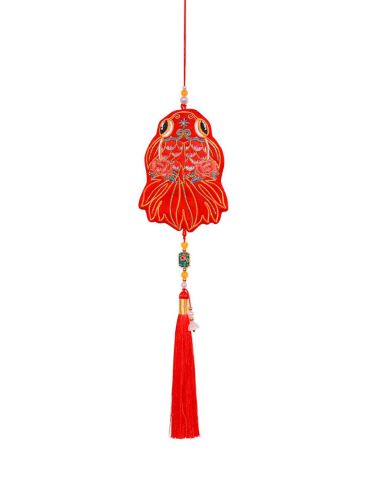 2024 SACHET EMBROIDERY HALTERNECK FORBIDDEN CITY CULTURAL AND CREATIVE YEAR HAS FISH SACHET DRAGON BOAT FESTIVAL PENDANT KOI SACHET HANFU CAR HANGING