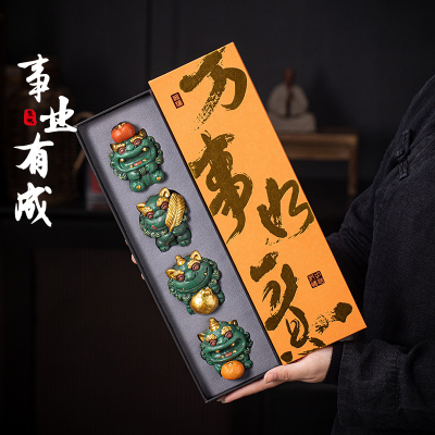 青砂石招财国潮桌面小貔貅伴手礼